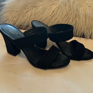 Slip on  suede sandals